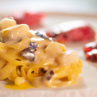 Лингуине с пиканя Wagyu